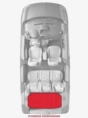 ЭВА коврики «Queen Lux» багажник для Cadillac Escalade (2G)